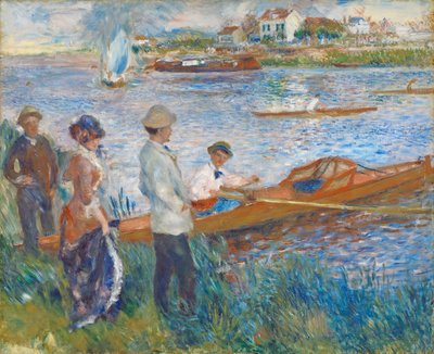 Oarsmen at Chatou, 1879 by Pierre Auguste Renoir